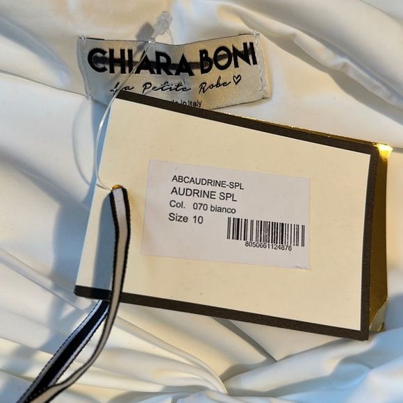 Chiara Boni La Petite Robe Audrine Sleeveless Keyhole Dress with Ruched Bodice - Picture 11 of 11